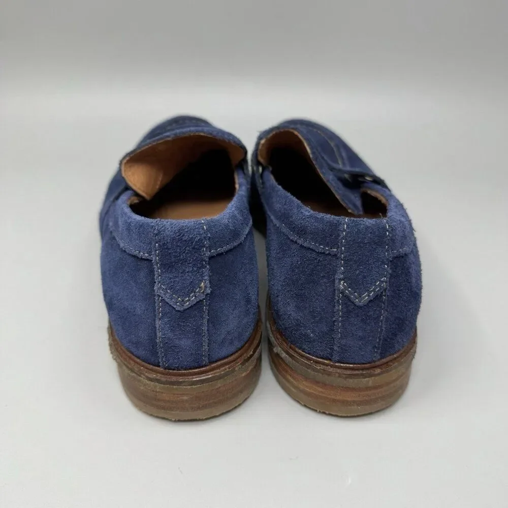 Clarks Artisan Clarkdale Flow Suede Slip On Loafers Mens Size 9.5M Blue